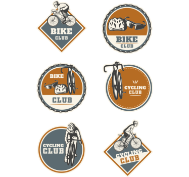 Fahrrad Aufkleber radsport-set-design - TenStickers