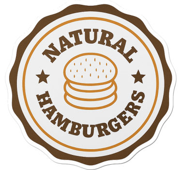 Wandtattoo Chefkoch natürliche hamburger - TenStickers
