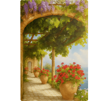 Folie Tür provence-ansichten-design - TenStickers