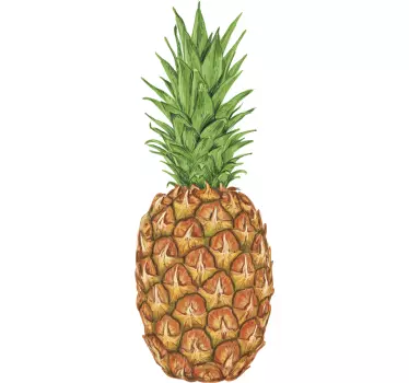 Wandtattoo große Ananas - TenStickers