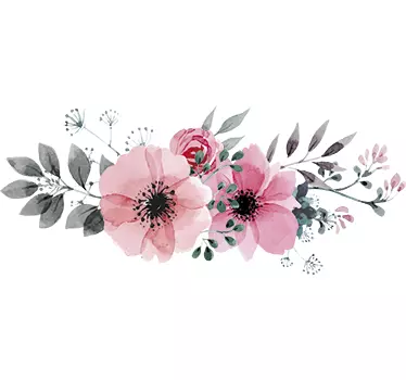 Wandtattoo Blumenarangement - TenStickers