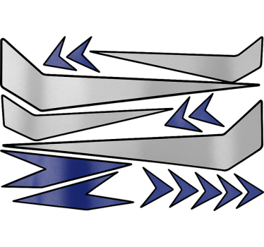 Motorrad Aufkleber Helm Grafikdesign - TenStickers