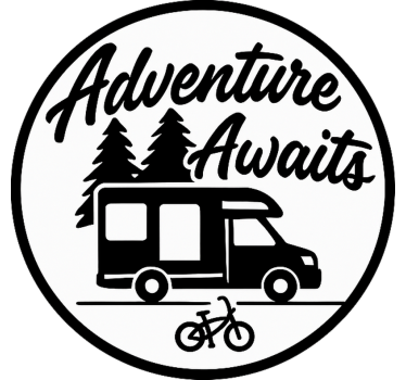 Wohnmobil Aufkleber das textabenteuer erwartet sie! - TenStickers