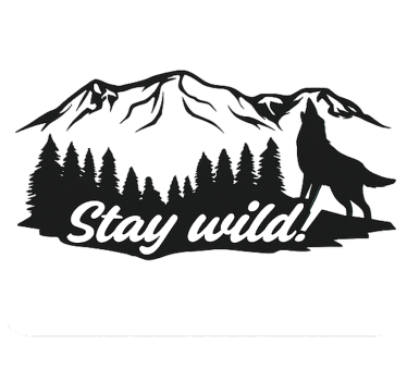 Wohnmobil Aufkleber stay wild! - TenStickers