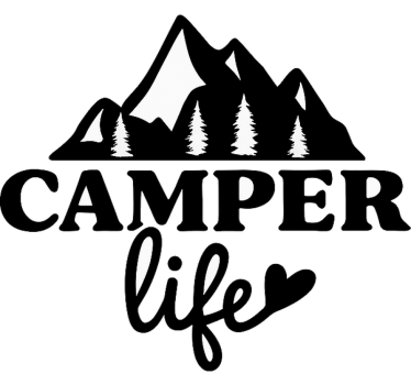 Wohnmobil Aufkleber camper life - TenStickers