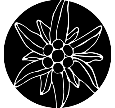 Wandtattoo Alpenblume - TenStickers