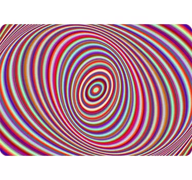 Laptopsticker Psychedelisch - TenStickers