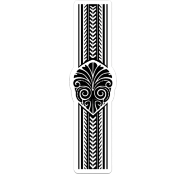 Fahrrad Aufkleber maori-stammesblatt - TenStickers