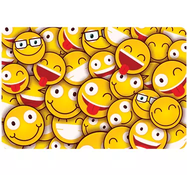 Laptopaufkleber Smileys - TenStickers