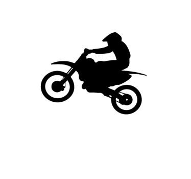 Motorrad Aufkleber motorradfahrer auf einem Bike - TenStickers