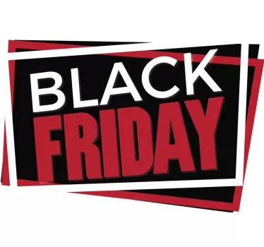 Aufkleber Black Friday Aufschrift - TenStickers