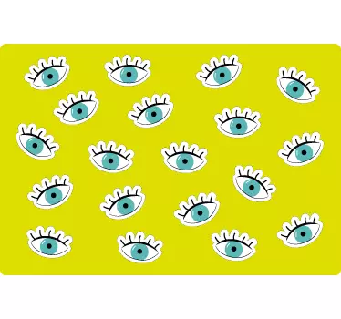 Laptop Aufkleber Augen - TenStickers