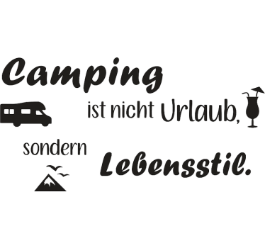 Wohnmobil Aufkleber vielfalt natur campingpaket - TenStickers