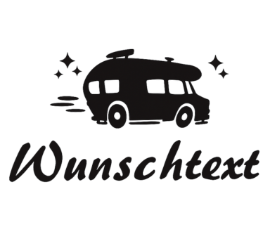 Wohnmobil Aufkleber schneller wohnwagen custom text - TenStickers
