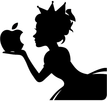 Laptop Aufkleber macbook-prinzessin - TenStickers