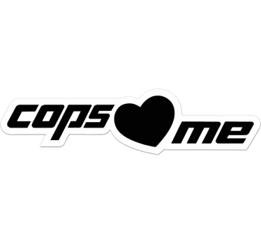 Autoaufkleber polizisten lieben mich - TenStickers