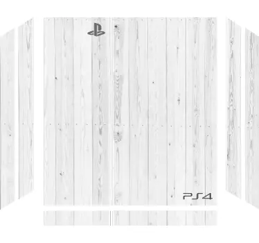 PS4 Skin helles Holz - TenStickers