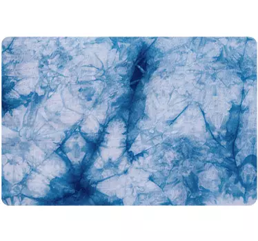 Laptopaufkleber Batik Blau - TenStickers