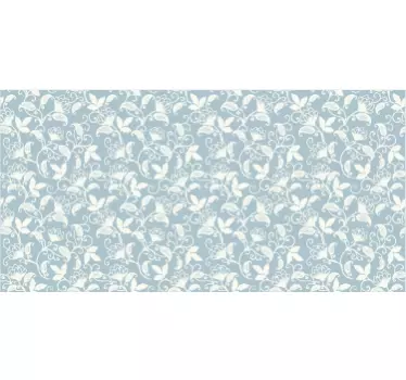 Möbelfolie Vintage Blumenmuster - TenStickers