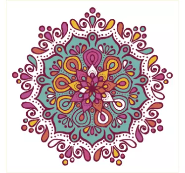 Fliesen Aufkleber Mandala - TenStickers