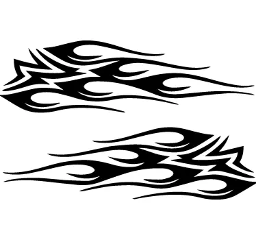 Motorradaufkleber Tribal - TenStickers