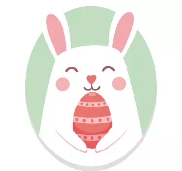 Schaufensteraufkleber Osterhase - TenStickers