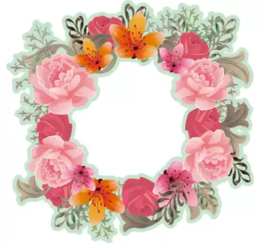 Laptop Sticker Blumen Macbook - TenStickers