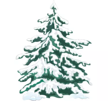 Wandtattoo Weihnachten Tannenbaum - TenStickers