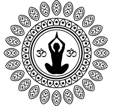 Wandtattoo Yoga Mandala - TenStickers