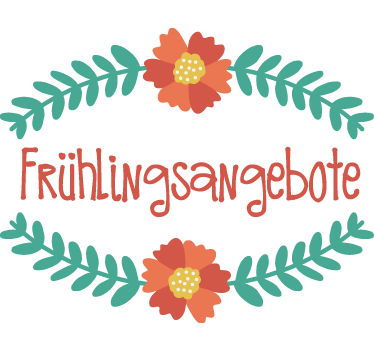 Schaufensteraufkleber Frühlingsangebote - TenStickers