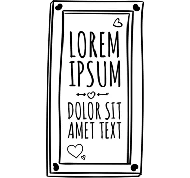Valentinstag Plakat Aufkleber - TenStickers