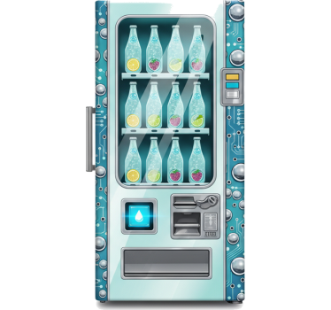 Folie kühlschrank sprudelwasser automat - TenStickers
