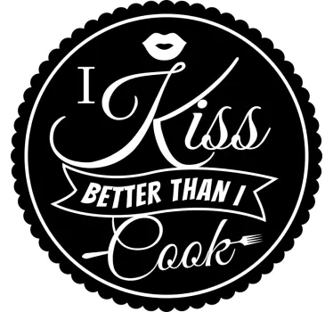 Kuss Koch Wand Tattoo - TenStickers