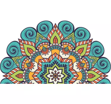 Wandtattoo Mandala für Schlafzimmer - TenStickers