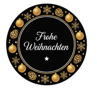 Weihnachtsaufkleber frohe weihnachten - TenStickers