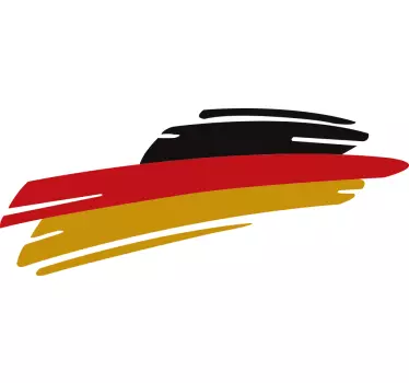 Autoaufkleber Deutschland Flagge - TenStickers