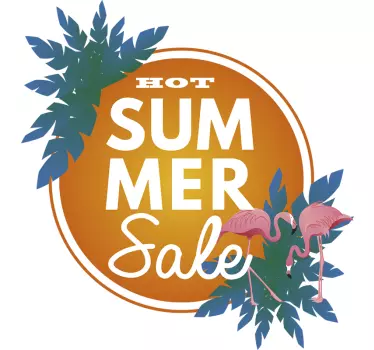 Rabatt Aufkleber sommer-sale - TenStickers