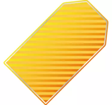Gelbes Etikett Aufkleber - TenStickers