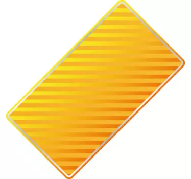 Gelbes Label Aufkleber - TenStickers