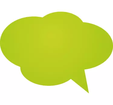 Gedankenblase Aufkleber - TenStickers