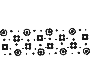 Blumen Autoaufkleber - TenStickers