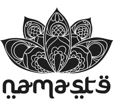 Wandtattoo Lotus Namaste - TenStickers