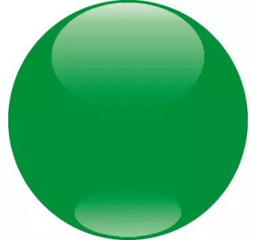 Grüner Kreis Aufkleber - TenStickers