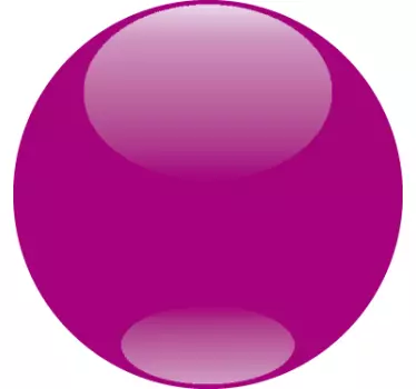Lila Kreis Text Aufkleber - TenStickers