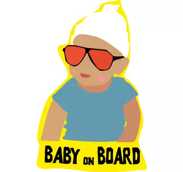 Hangover Baby on Board Aufkleber - TenStickers
