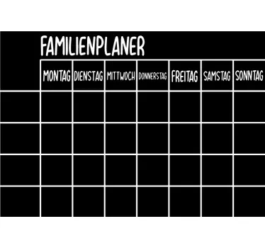 Tafelfolie Tafelfolie Familienplaner - TenStickers