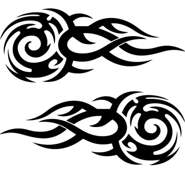 Motorrad Aufkleber Tribals - TenStickers