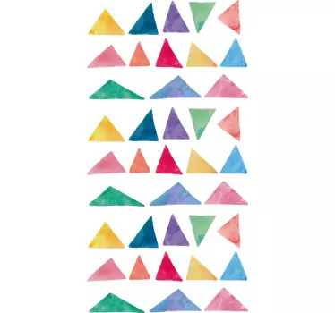 Pack von 39 Form Wandtattoo Dreiecke Geometrisch - TenStickers