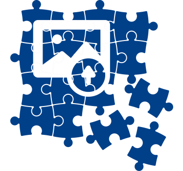 Wandtattoo Jugendzimmer Palmen Puzzel - TenStickers