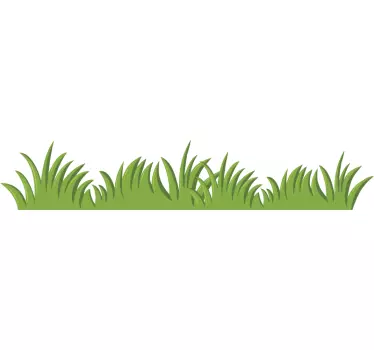 Wandtattoo Wohnzimmer Gras Boden - TenStickers